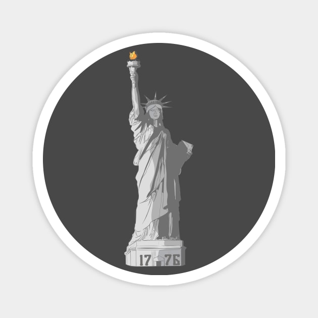 statue of liberty Magnet by MiMi-JK